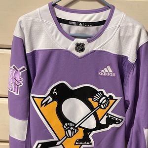 Pittsburgh Penguins Cancer Awareness Jersey
